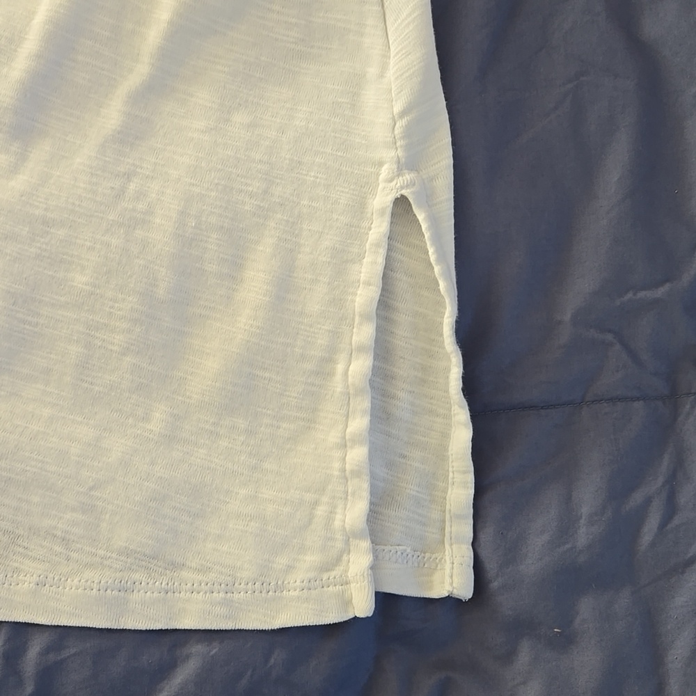 J. Jill Light Blue Short Sleeve Tee - Picture 5 of 10